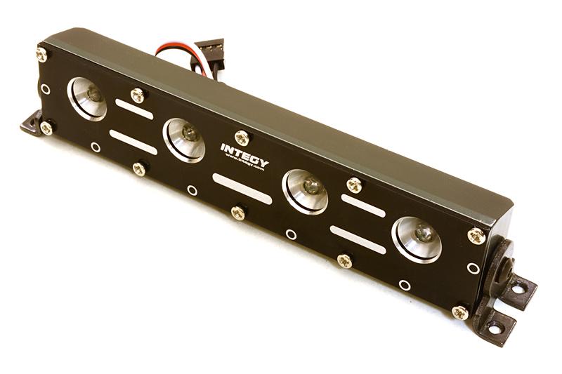 C26889GUN Realistic Roof Top LED Light Bar w/Metal Housing 125x18x27mm for 1/10, 1/8 & 1/5 - Image 1