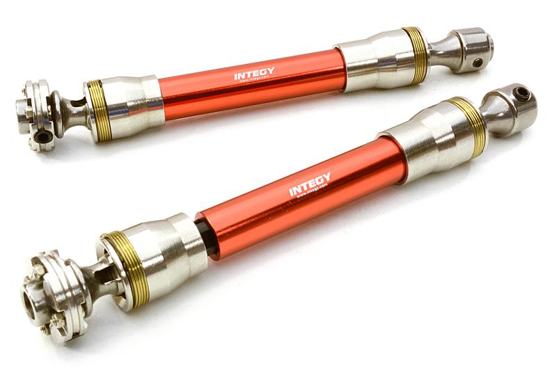 C26891RED Billet Machined Stainless Steel Center Drive Shafts for Axial 1/10 Wraith 2.2 - Image 1