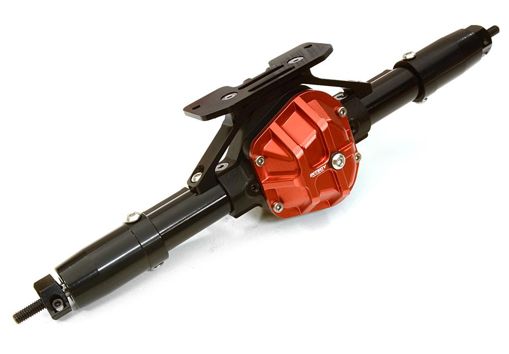 C26902BLACK Complete Billet Machined T9 Rear Axle for Axial 1/10 SCX-10 Dingo, Honcho & Jeep - Image 1