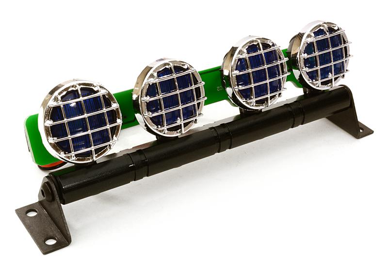 C26915BLUE Realistic Roof Top SMD LED Light Bar 119x20x41mm for 1/10 Scale Crawler - Image 1