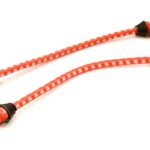 1/10 Model Scale 3x100mm Bungee Elastic Cord Strap w/ Hooks for Off-Road Crawler