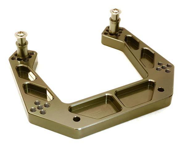 C27046GREY Front Shock Tower for Electric Slash 2WD, Rustler 2WD & Stampede 2WD XL5 3639 - Image 1