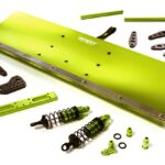 Alloy Machined Snowplow Kit for Traxxas 1/10 Scale E-Maxx Brushless - Green