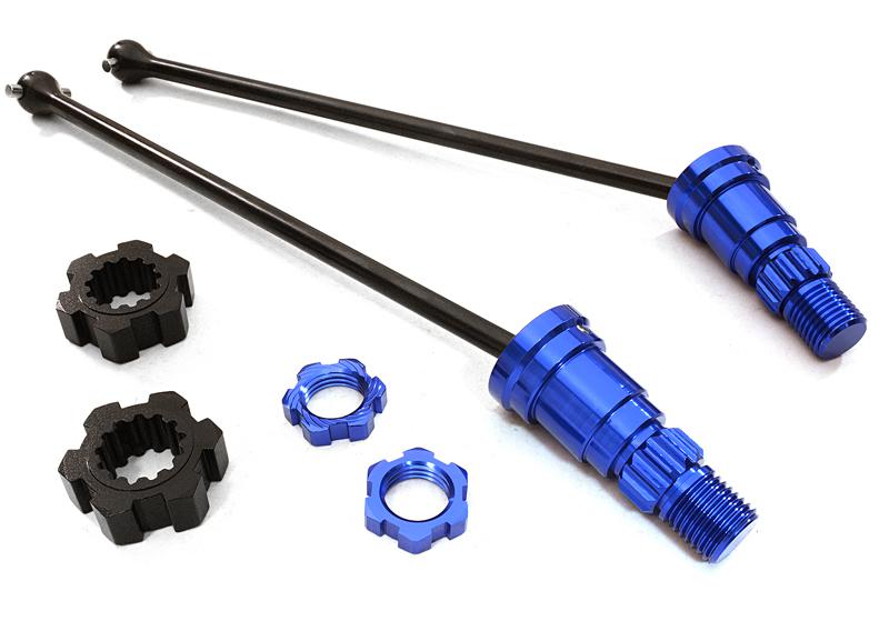Universal Drive Shafts w/ Stub Axles (2) for Traxxas X-Maxx 4X4 7750 7751
