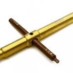 Ti-Nitride Cross Wrench 8mm & 5.5mm Socket Tool + 2.5mm & 5mm Allen Hex