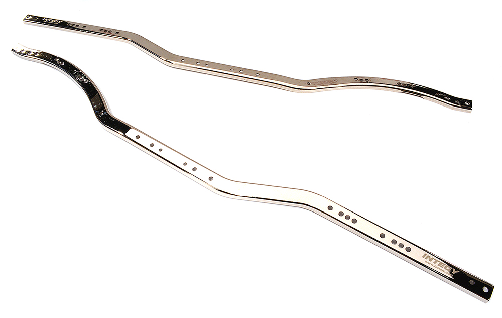 C27124 Stainless Steel Replacement Chassis Rail Set (2) for Axial SCX-10 Rock Crawler - Image 1