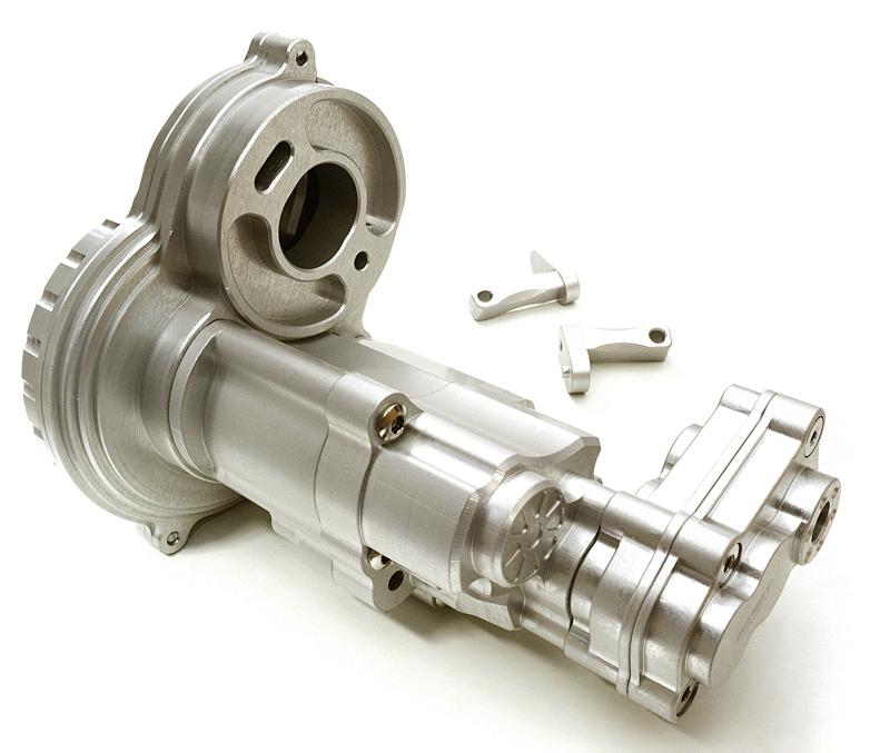 C27126HARD Billet Machined Alloy Gearbox Housing for Axial SCX10 II w/ LCG Transfer Case - Image 1