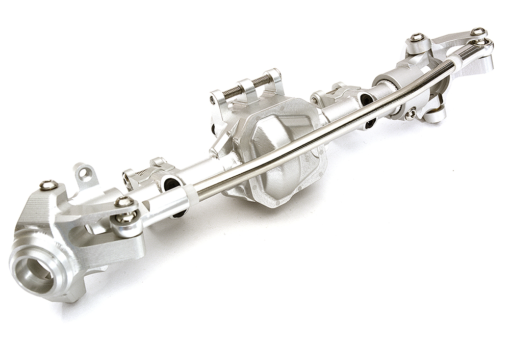 C27151HARD Billet Machined Complete Front Axle Housing Assembly for Axial SCX10 II 90046 - Image 1