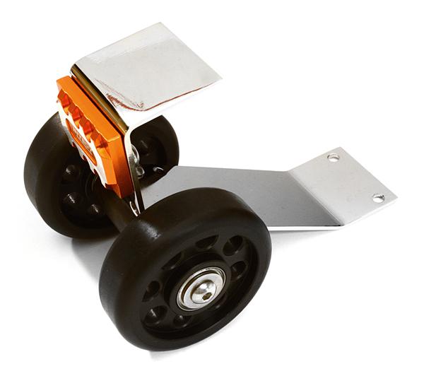 C27190ORANGE Metal Machined Wheelie Bar Kit for Traxxas X-Maxx 4X4 - Image 1