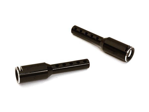 C27290BLACK Billet Machined Alloy 5.5mm Size Body Post Extenders +35mm - Image 1