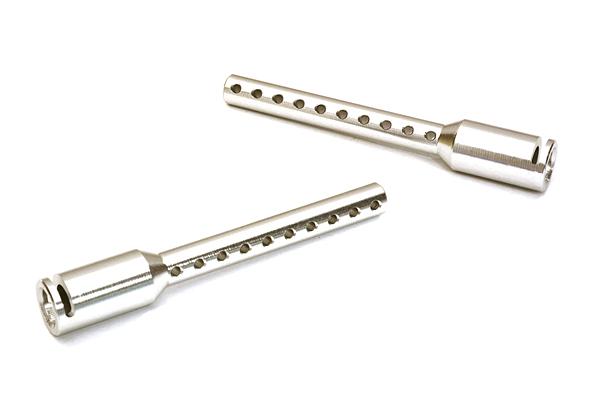 C27292SILVER Billet Machined Alloy 5.5mm Size Body Post Extenders +55mm - Image 1