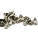 Steel 4 x 8mm Countersunk Hex Screw (10) RC Hardware