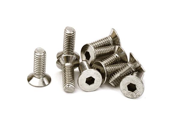 C27320 Steel 4 x 12mm Countersunk Hex Screw (10) RC Hardware - Image 1