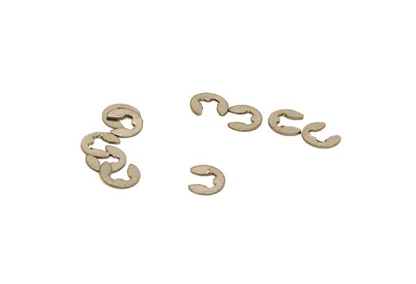 C27354 Steel 2mm E-Clip (10) RC Hardware - Image 1