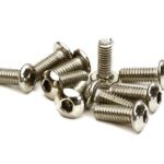 Steel 4 x 10mm Button Head Hex Screw (10) RC Hardware