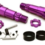 Billet Machined +6mm Ext. Stub Axles for C27070, C27071 & C27072
