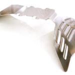Stainless Steel (Raw) Front Skid Plate for Traxxas 1/10 E-Maxx