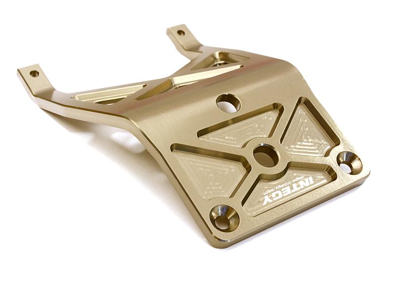 C27637GREY Billet Machined Alloy Front Skid Plate for 1/10 Stampede 2WD & Bigfoot 2WD Truck - Image 1