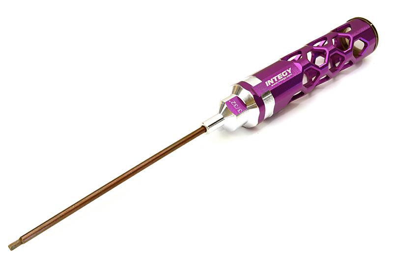 C27830PURPLE Precision Tool Allen Hex Wrench 3/32 Size with 120mm Shank - Image 1