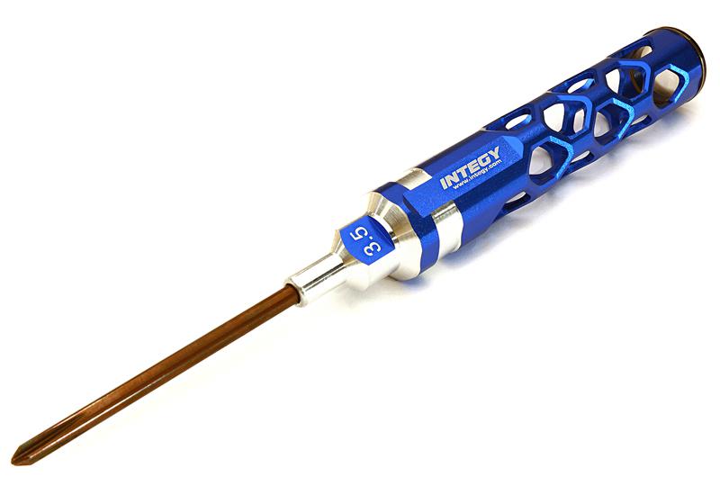 C27845BLUE Precision Tool Phillips Head Driver #0 with 3.5x80mm Shank - Image 1