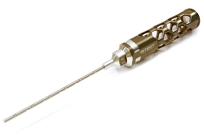 C27855GREY Precision Tool 2.5mm Arm Reamer with 120mm Shank for RC Vehicle - Image 1
