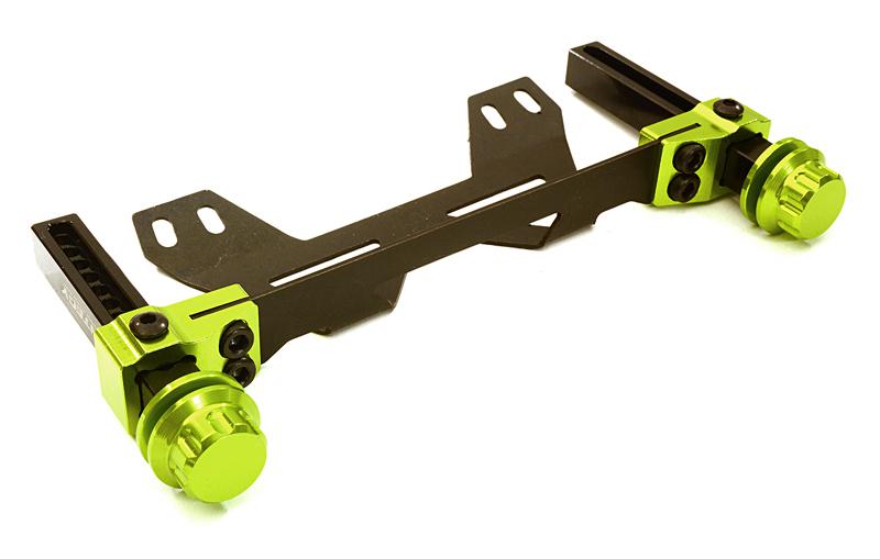 C27860GREEN Extended Front Body Mount & Post Set for Traxxas Stampede 2WD 3614 - Image 1
