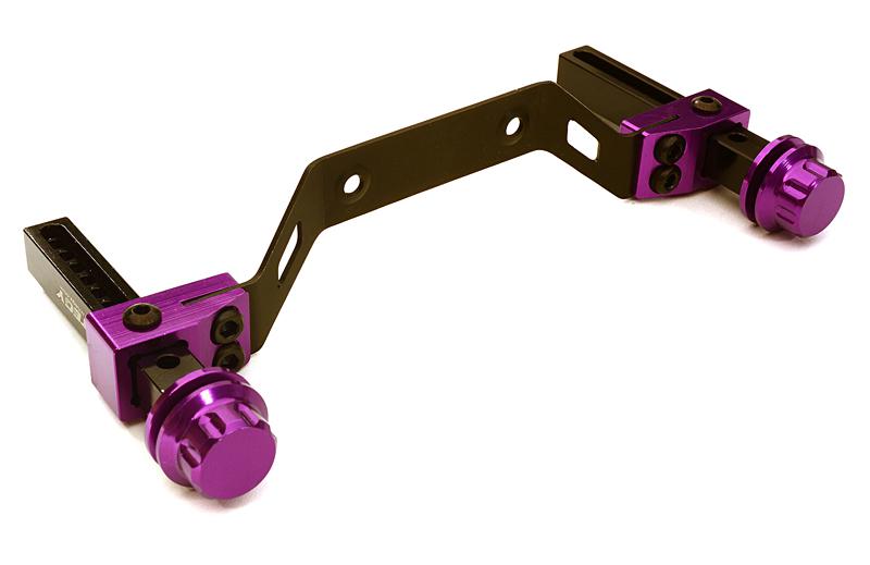 C27864PURPLE Extended Front Body Mount & Post Set for Traxxas Slash 4X4 6815R - Image 1