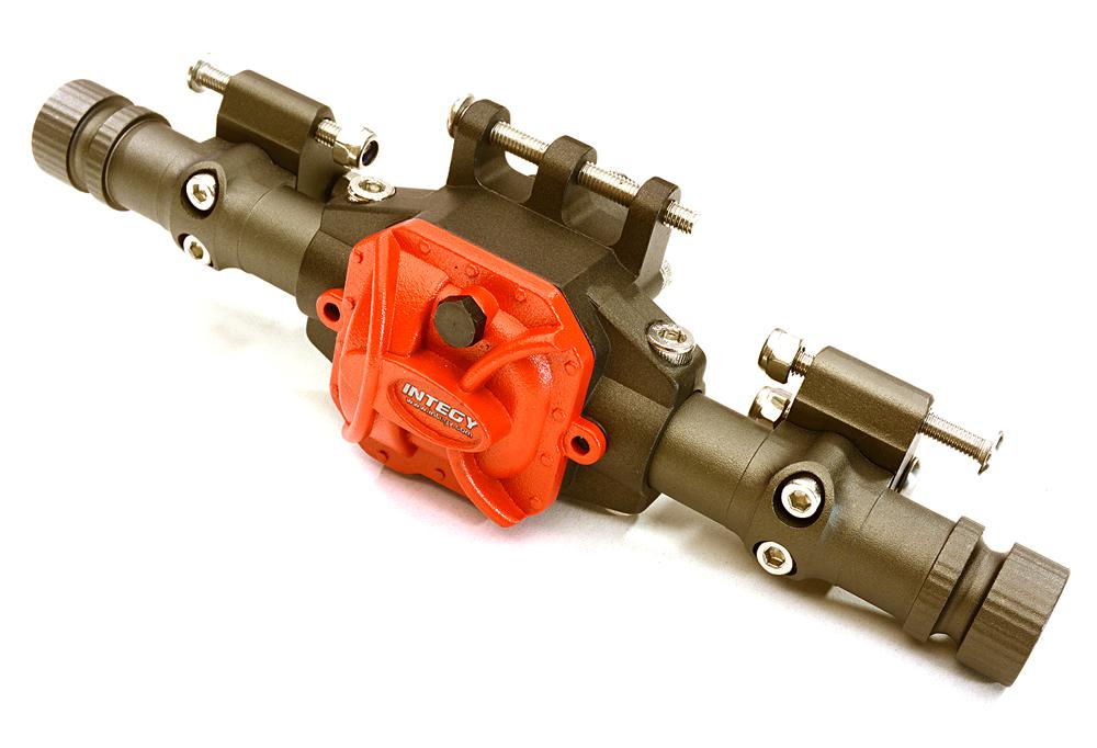 C27898GUN Alloy Complete Axle Housing Assembly for Axial 1/10 SCX10 II - Image 1