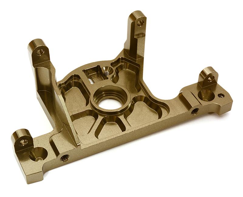 C27984GREY Machined Motor Mount Block for Traxxas Rustler 4X4, Slash 4X4 LCG Chassis 7460 - Image 1