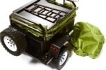 Alloy Realistic Model Camping Trailer w/Roof Top Tent for 1/10 RC 390x195x175mm - Image 7