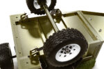 Alloy Realistic Model Camping Trailer w/Roof Top Tent for 1/10 RC 390x195x175mm - Image 3