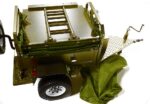 Alloy Realistic Model Camping Trailer w/Roof Top Tent for 1/10 RC 390x195x175mm - Image 7