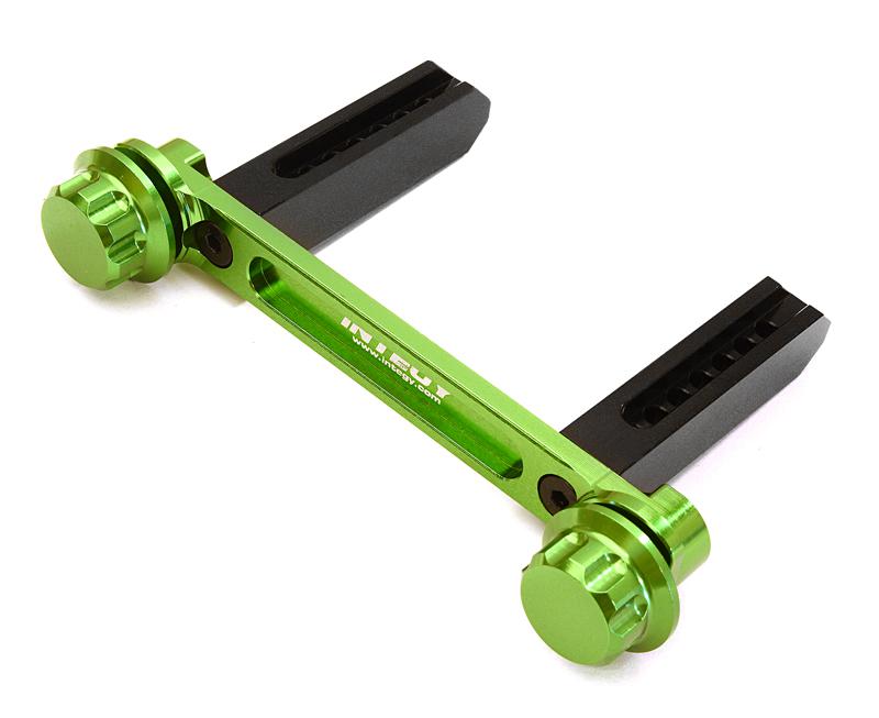 C27998GREEN Adjustable Front Body Mount & Post Set for Traxxas TRX-4 Scale & Trail Crawler - Image 1