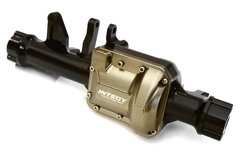 C28001GREY Billet Machined Front Axle Housing for Traxxas TRX-4 Scale & Trail Crawler - Image 1
