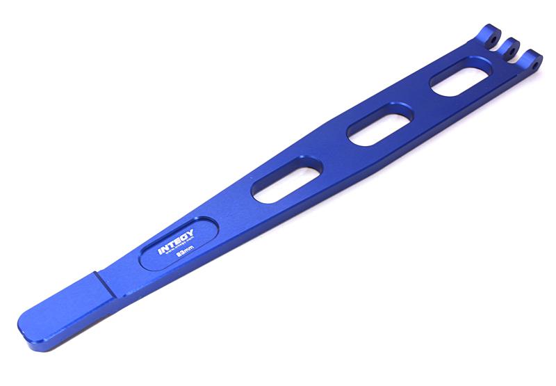 C28038BLUE Billet Machined Alloy Battery Plate for Traxxas 1/10 TRX-4 Crawler & 4-Tec 2.0 - Image 1