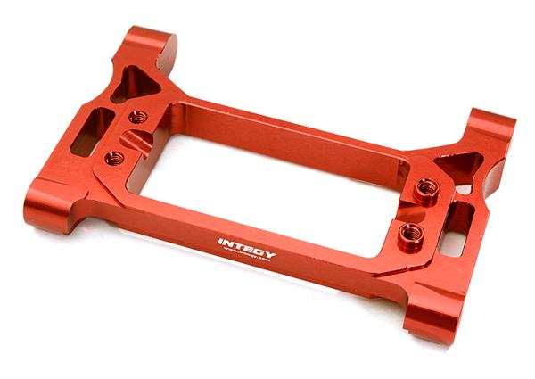 C28047RED Billet Alloy Front Steering Servo Mount for Traxxas TRX-4 Scale & Trail Crawler - Image 1