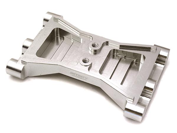 C28048SILVER Billet Alloy Rear Chassis Crossmember for Traxxas TRX-4 Scale & Trail Crawler - Image 1