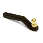 Billet Machined Rear Bumper Receiving Hitch w/ Ball Mount for Traxxas TRX-4