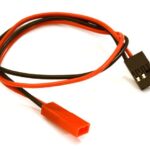 300mm Silicone Wire JST Style 2 Pin to FUT Male Plug Wire Harness