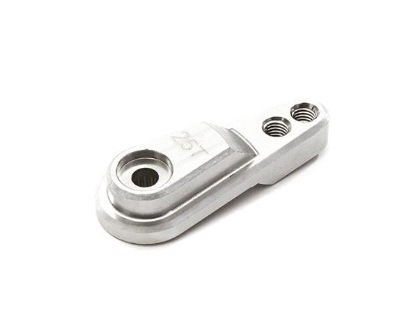 C28138SILVER Billet Machined Alloy Servo Horn 25T for Traxxas TRX-4 (r=18, 22mm) - Image 1