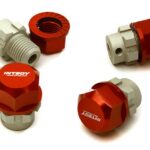 Billet Machined 17mm Wheel Hex (4) +6mm Offset for T-Maxx, 1/10 Revo & Summit