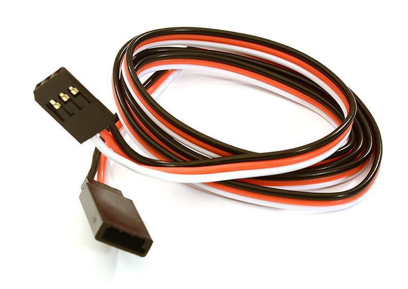 C28360 RX-Futaba Type Extension 750mm 22AWG Servo Wire - Image 1