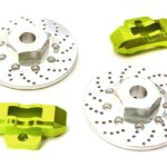 Realistic Alloy Rear Brake Disc (2) for Traxxas 1/10 4-Tec 2.0