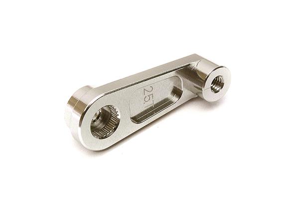 C28428SILVER Billet Machined Alloy Steering Servo Horn 25T for Traxxas TRX-4 (r=22mm) - Image 1