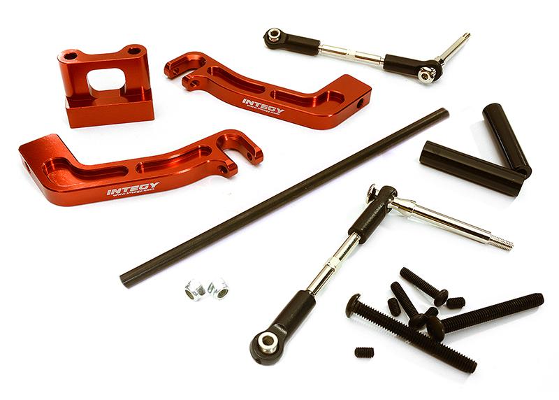 C28432RED Front Sway Bar Anti-Roll Bar Set for Traxxas X-Maxx 4X4 - Image 1