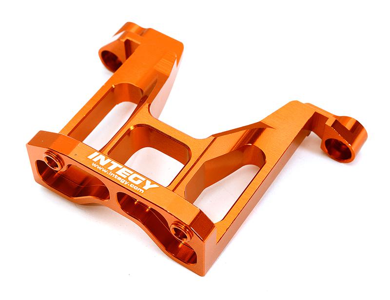C28567ORANGE Billet Machined Battery Wall Support for Traxxas 1/7 Unlimited Desert Racer 8525 - Image 1