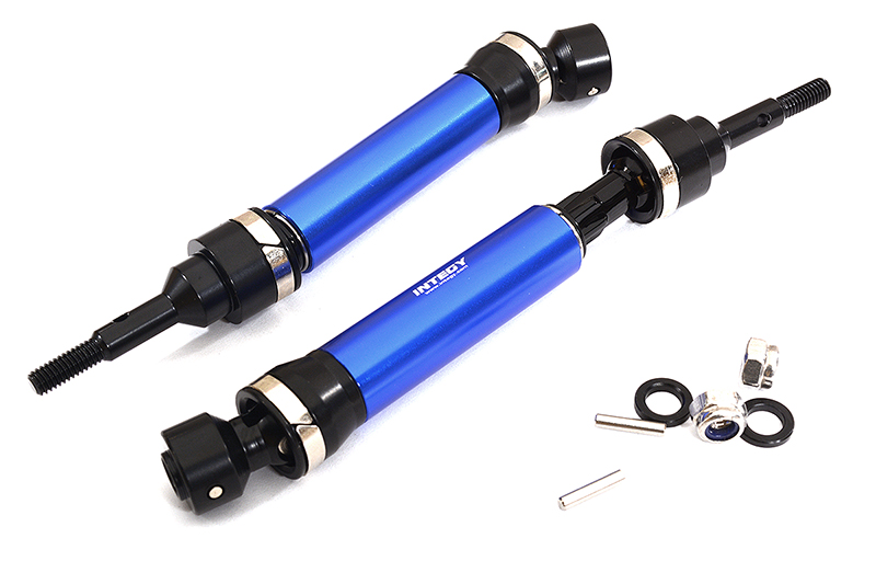 C28582BLUE XHDv2 Steel Front Universal Drive Shaft(2) for 1/10 Slash & Stampede 4X4 6851X - Image 1