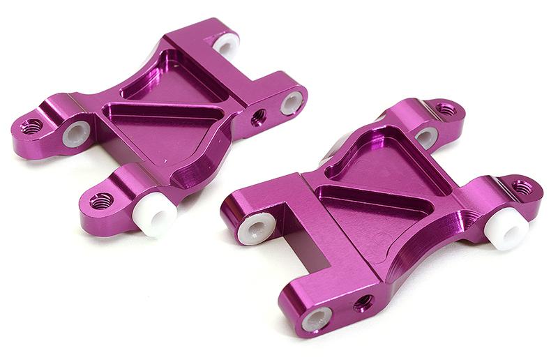 C28638PURPLE Billet Machined Alloy Rear Suspension Arms for Tamiya 1/10 M-07 - Image 1