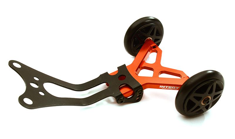 C28692RED Billet Machined Wheelie Bar for Traxxas 1/10 Stampede 2WD - Image 1