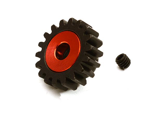 C28751RED Machined 5mm Bore 18T Pinion Gear for Arrma 1/8 Kraton 6S BLX (MOD1) ARA310965 - Image 1